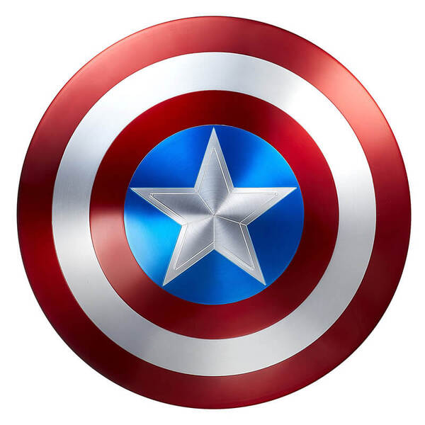 Edgework Imports Captain America Shield Full Size Metal Replica