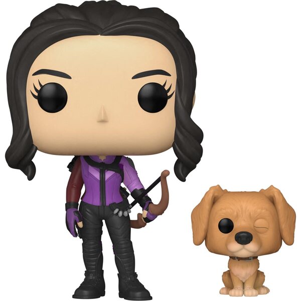 Hawkeye Kate Bishop with Lucky the Pizza Dog Pop Vinyl Figure