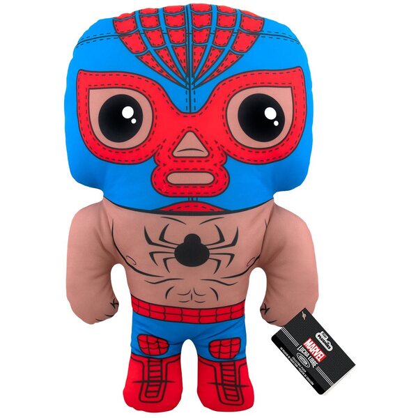 Marvel Luchadores Spider-Man Lucha Libre Wrestler Plush El Aracno