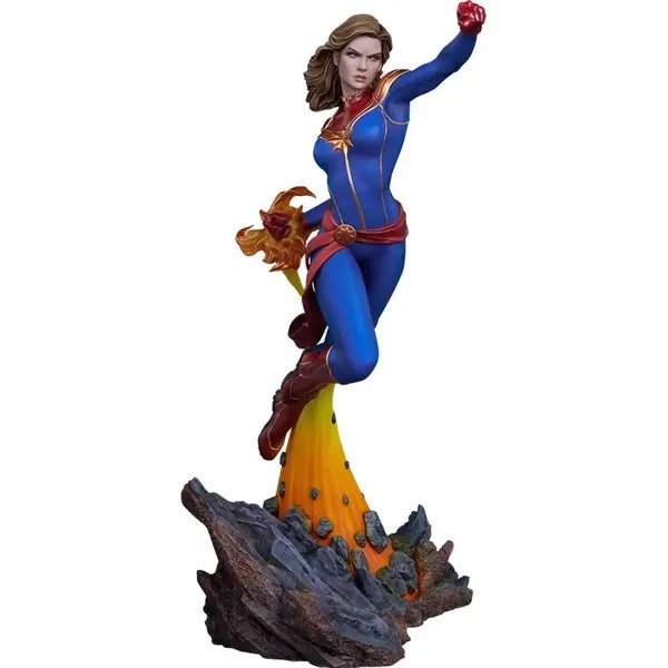 Captain Marvel Avengers Assemble Statue by Sideshow Collectibles 