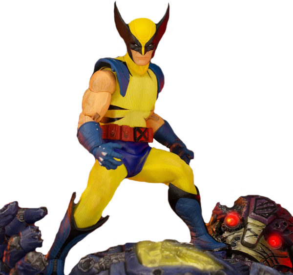 X-Men Wolverine Full One:12 Collective Deluxe Action Figure with Sentinel base 