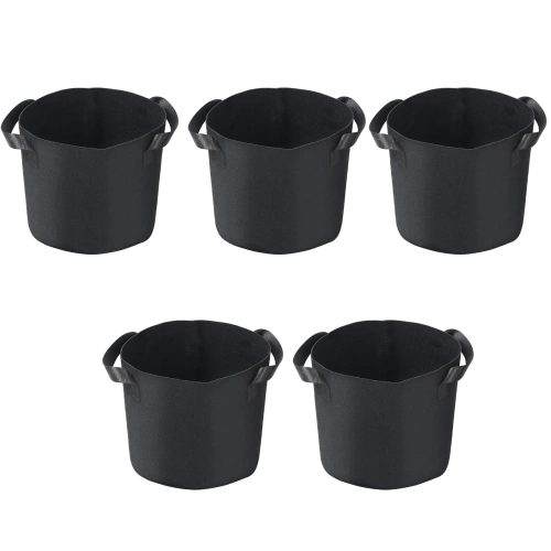  5 Gallon Grow Bags with Strap Handles