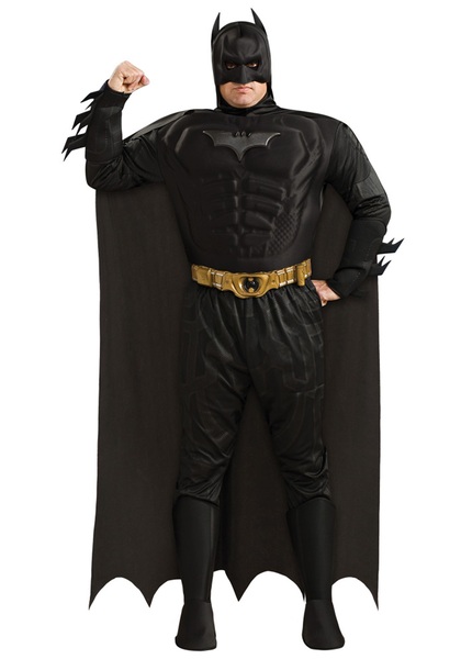 Men's Plus Size Batman Costume