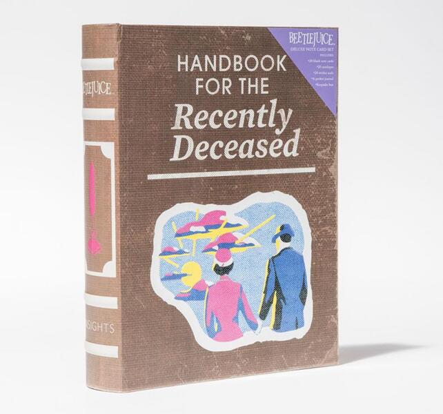 Beetlejuice Handbook for the Recently Deceased Note Card Set - Gifts for Horror Movie Fans