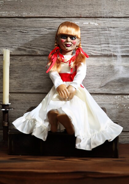 Annabelle Prop Replica Doll - Horror Movie Doll Halloween Costume