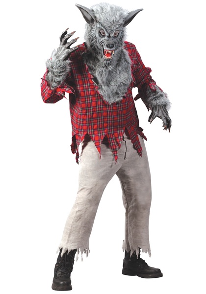Men's Silver Werewolf Halloween Cosplay Costume