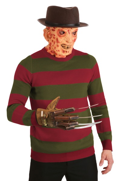 Nightmare on Elm Street Freddy Kruger Sweater - Scary Halloween Costumes For Couples
