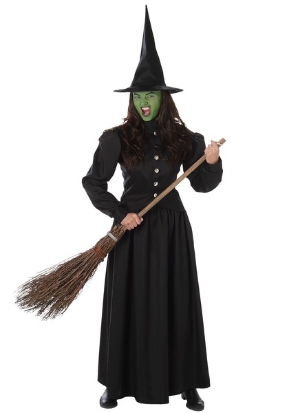Wizard of OZ - Wicked Witch of the West Cosplay Costume for Women - Female Horror Movie Costume Ideas 