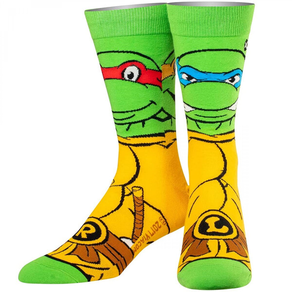 Retro Teenage Mutant Ninja Turtle Crew Socks