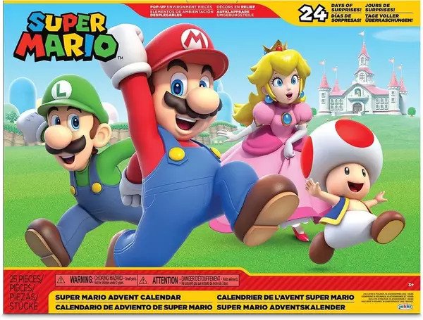 The Super Mario Bros: Mushroom Kingdom Advent Calendar Box