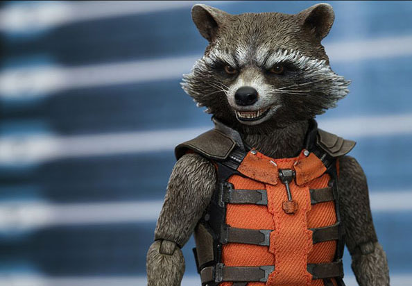 Hot Toys Rocket Racoon from Guardians of the Galaxy