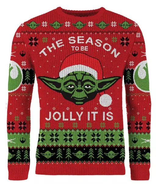 Nerdy Christmas Sweaters - Yoda Star Wars
